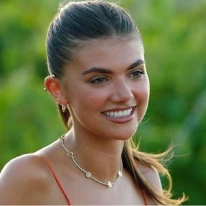 Tory Burch Miller Stud Necklace as seen on Love Island’s Samie Elishi